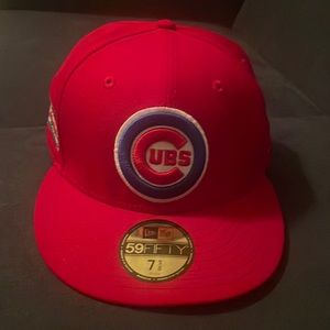 Chicago Cubs Red Hat size 7 5/8